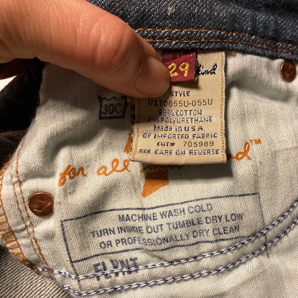 NWOT 7 for all mankind Flynt Swarovski crystals jeans size 29 - Picture 11 of 13